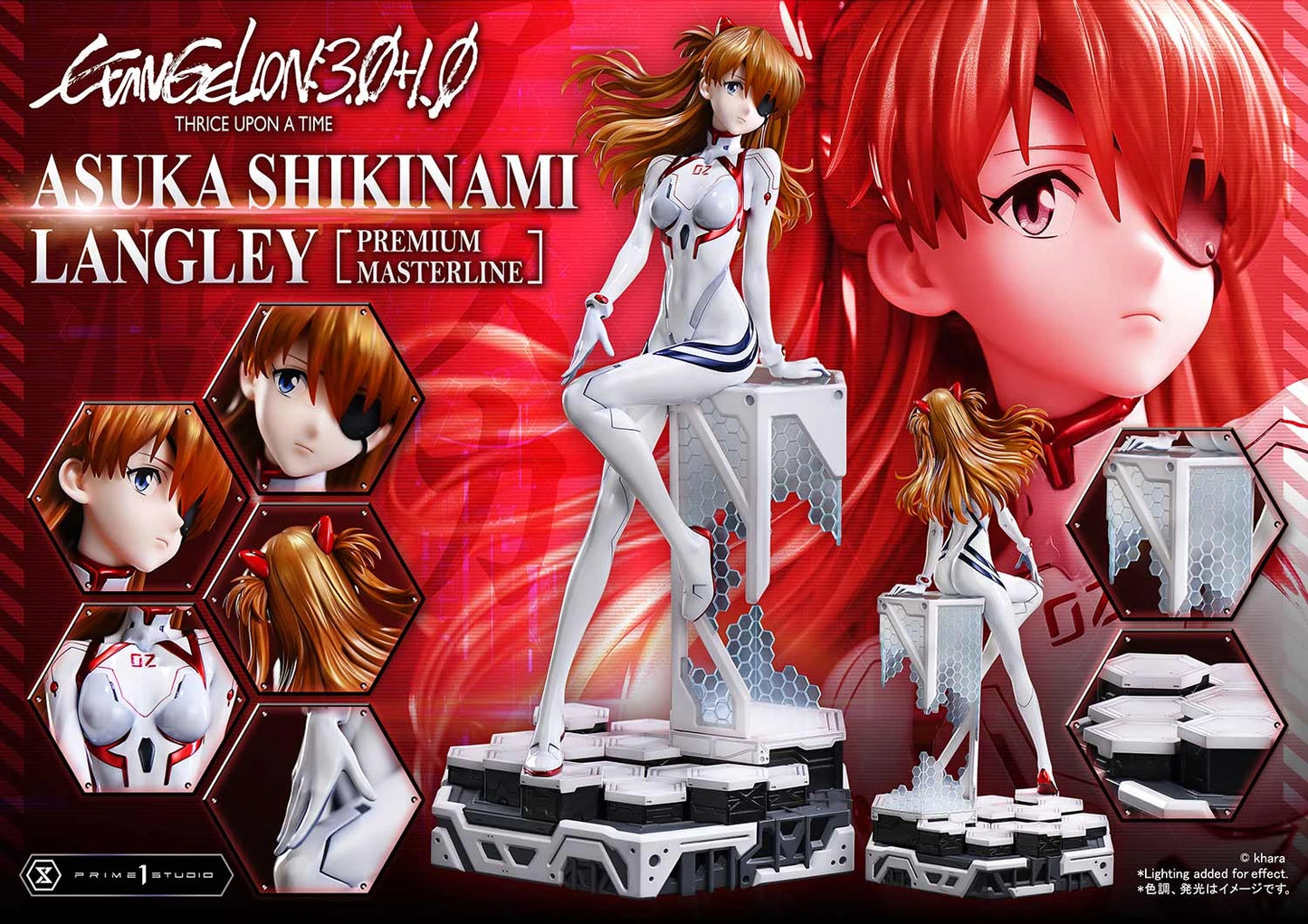 Preventa Resina Asuka Langley Sōryū Figura Evangelion Prime 1 (Licencia) Estudio