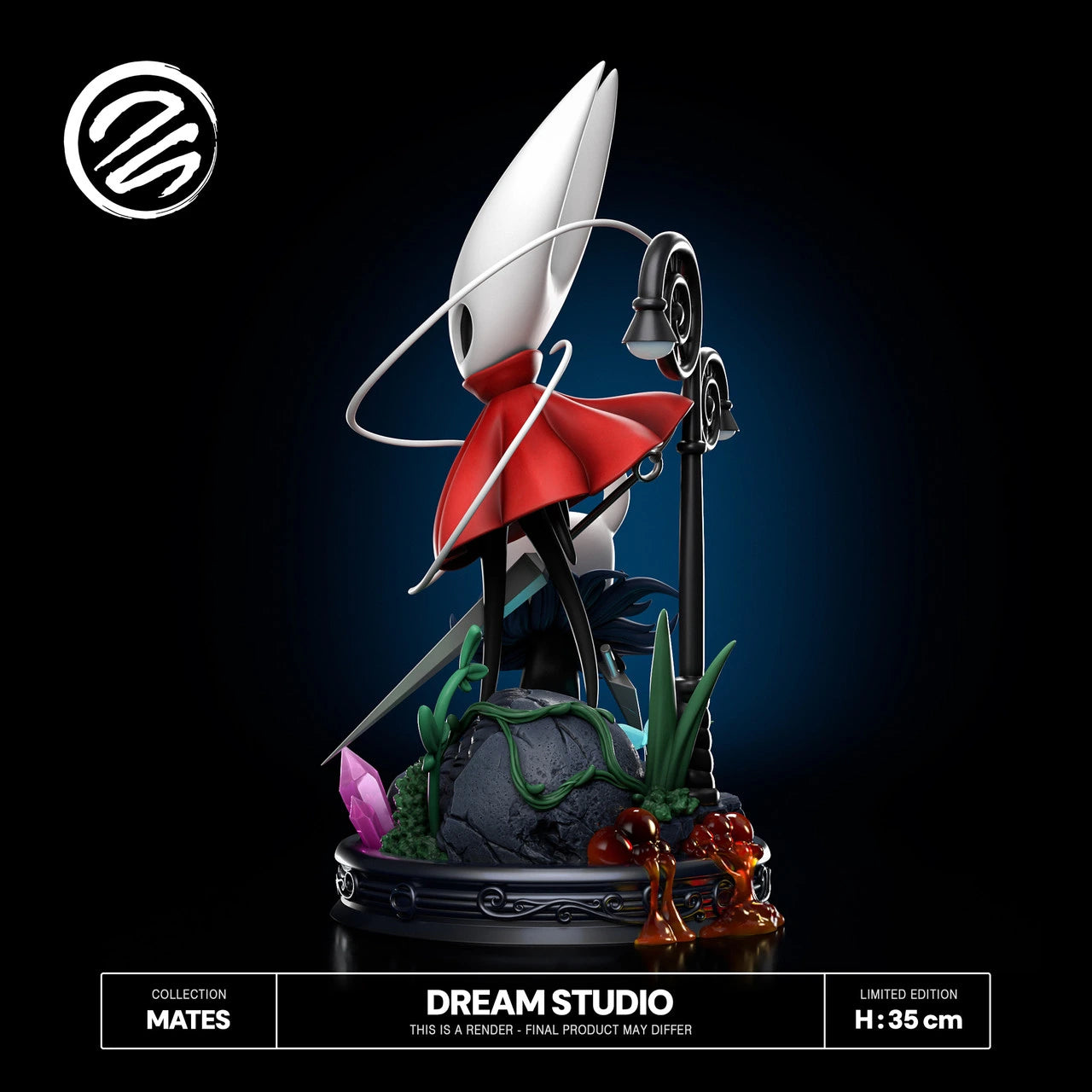 Preventa Resina The Knight & Hornet Figura Hollow Knight & Silksong Dream Estudio