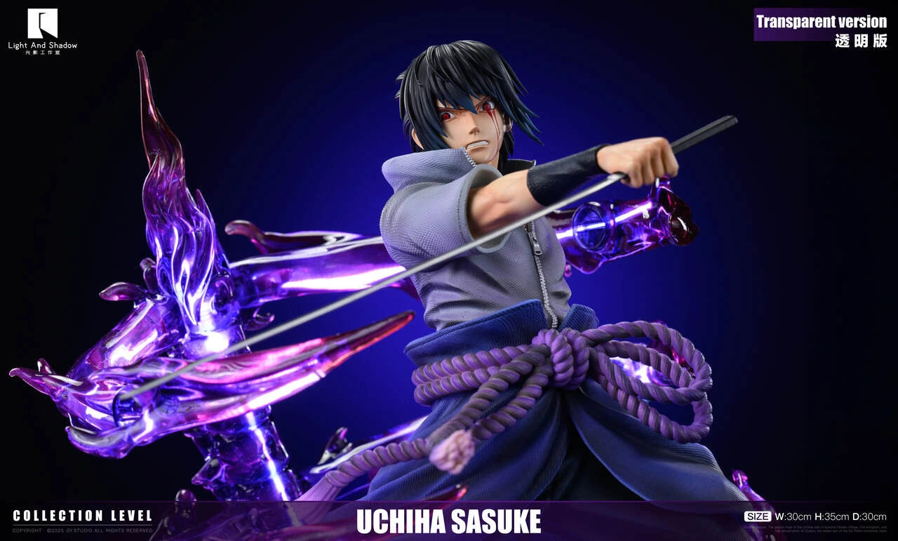 Preventa Resina Sasuke Uchiha Figura Naruto Light And Shadow Estudio