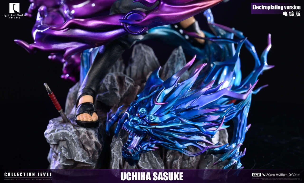 Preventa Resina Sasuke Uchiha Figura Naruto Light And Shadow Estudio