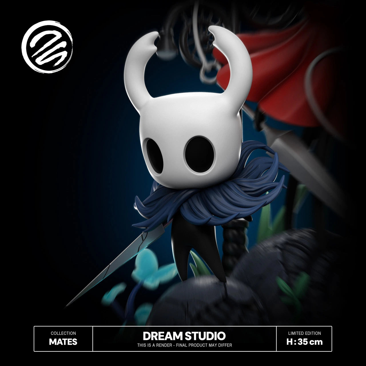 Preventa Resina The Knight & Hornet Figura Hollow Knight & Silksong Dream Estudio