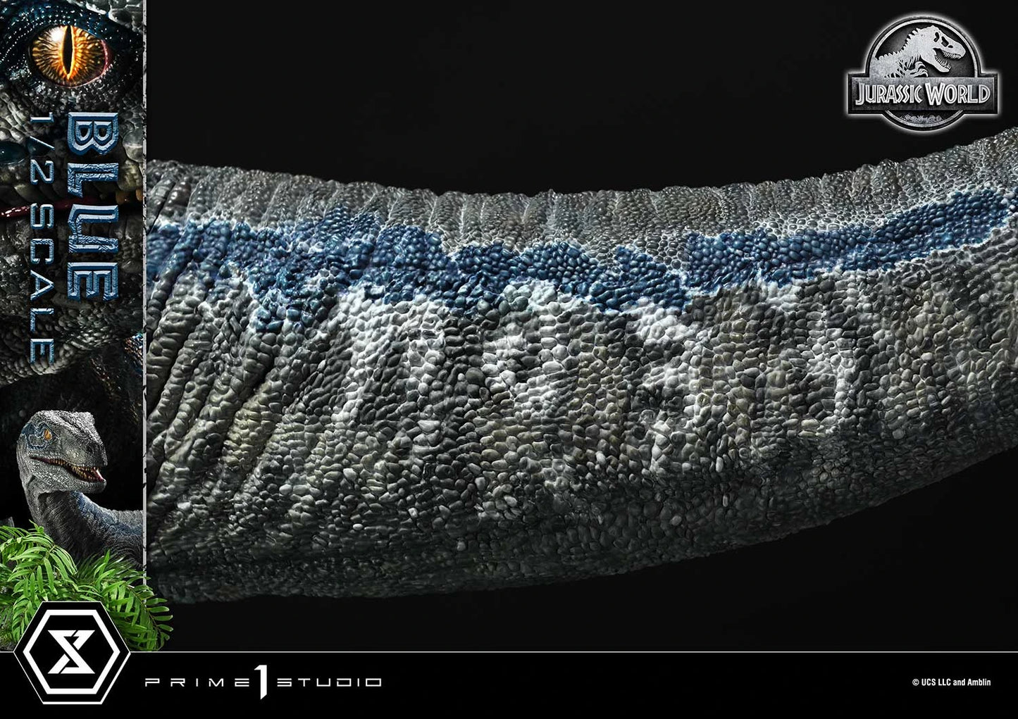 "Preventa Resina Blue Figura Jurassic World: el reino caído  Prime 1 (Licencia) Estudio"