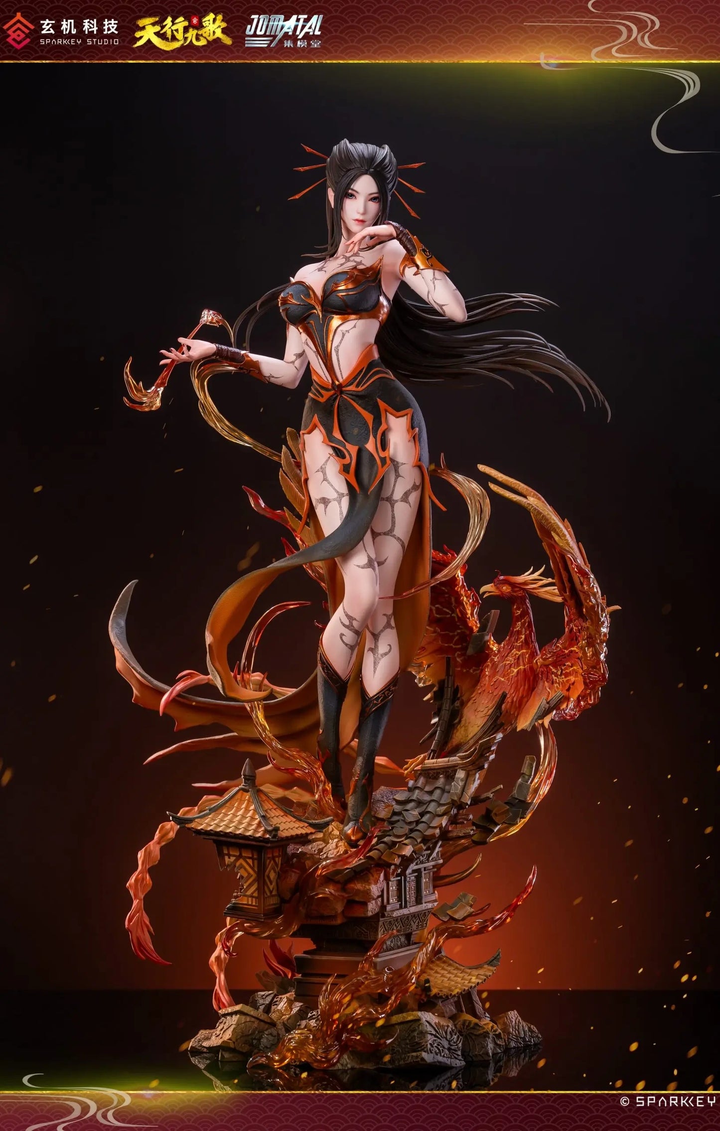 Preventa Resina Yan Ling Ji Figura Nine Songs of Heaven JOMATAL (Licencia) Estudio