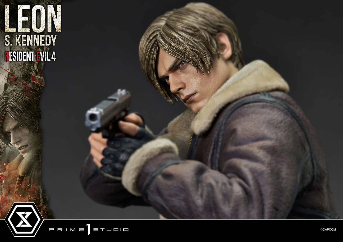 Preventa Resina Leon S. kennedy Figura Resident Evil 4 Prime 1 (Licencia) Estudio