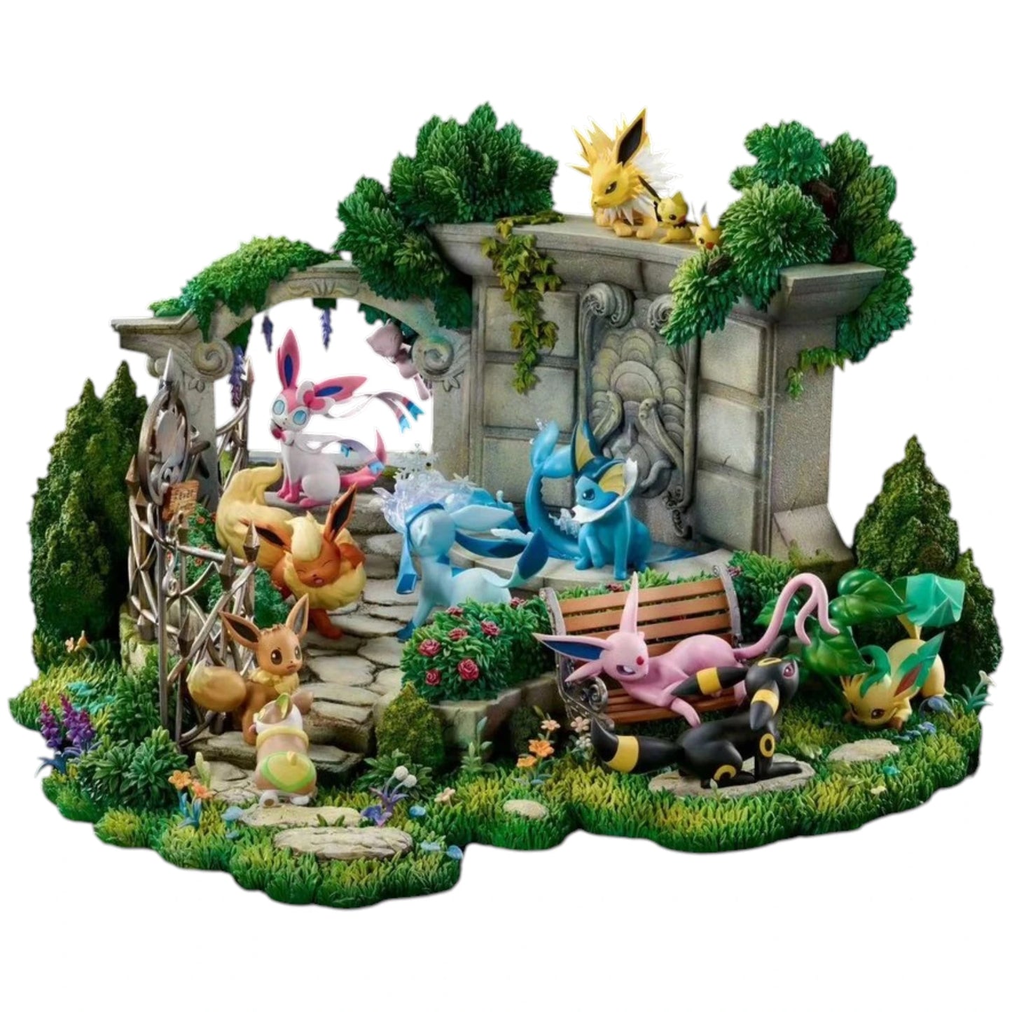 Preventa Resina Evee Evolution Figura Pokemón  Moon Shadow Estudio