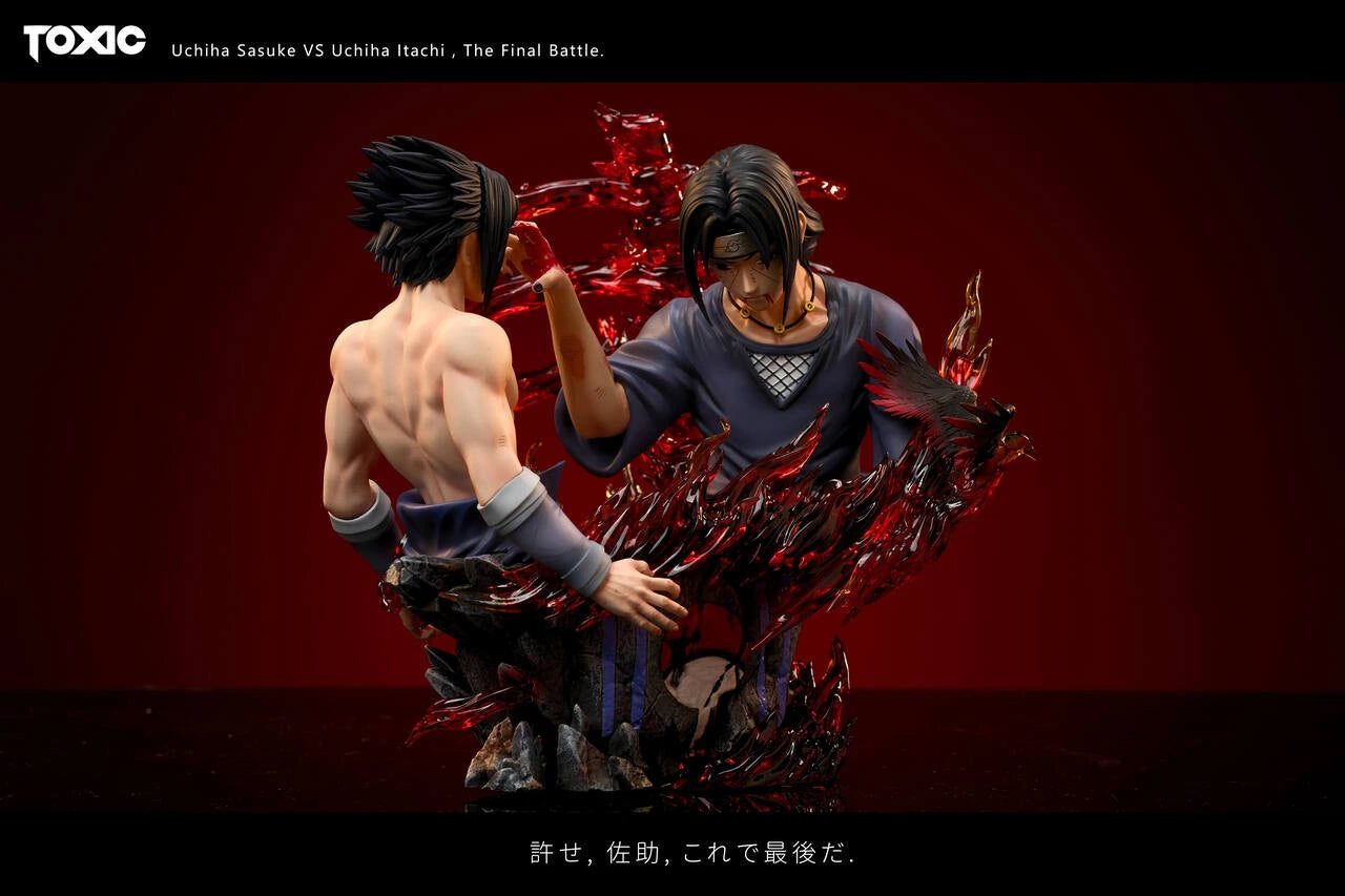 Preventa Resina Sasuke vs Itachi Figura Naruto Toxic Estudio