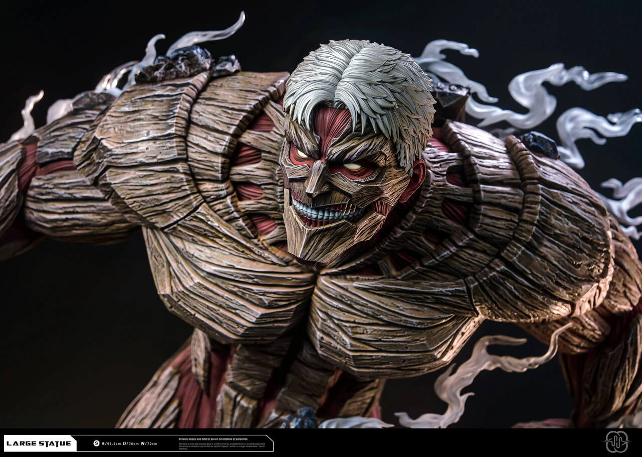 Preventa Resina Reiner & Titán Acorazado Figura Attack On Titan Hertz Estudio