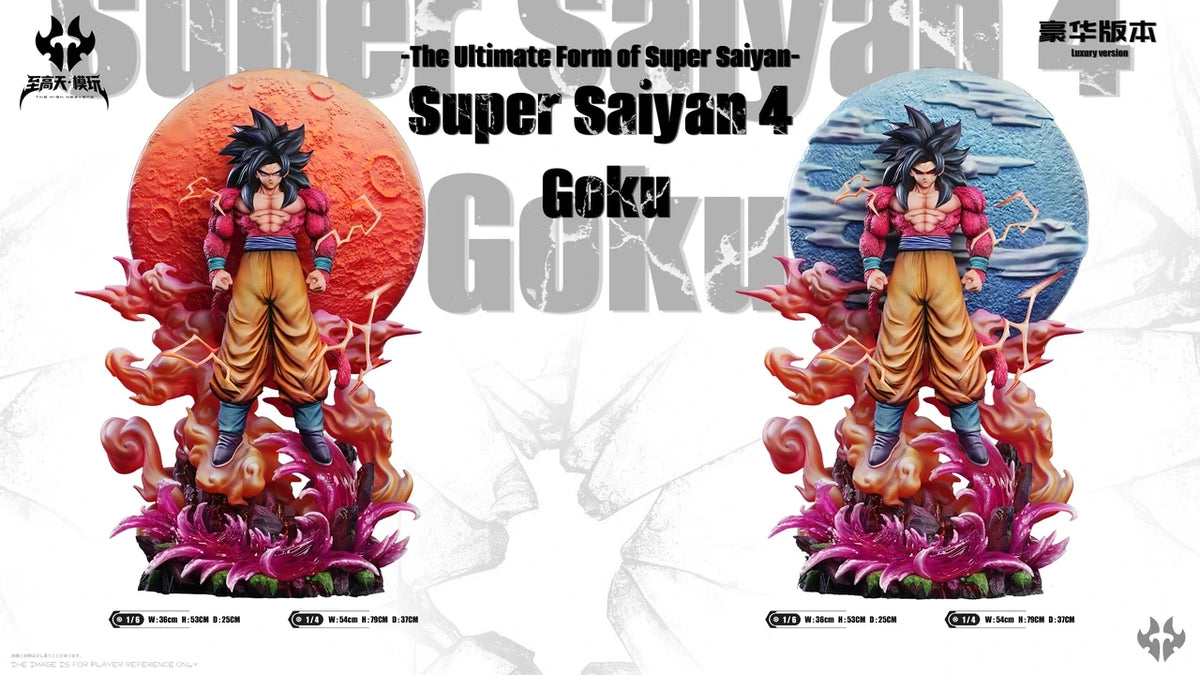 Preventa Resina Goku SSJ4 Figura Dragon Ball 1/6, 1/4 The High Heavens Estudio