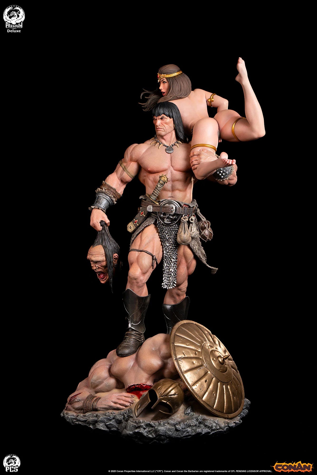 Preventa Resina Conan Figura Conan el Bárbaro PCS (Licencia) Estudio