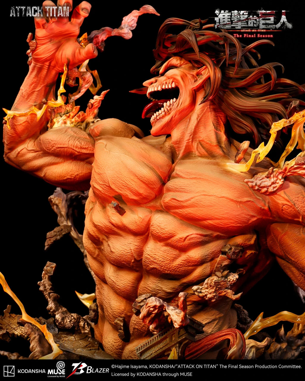 Preventa Resina Titan de Ataque Figura Attack On Titan Blazer Estudio