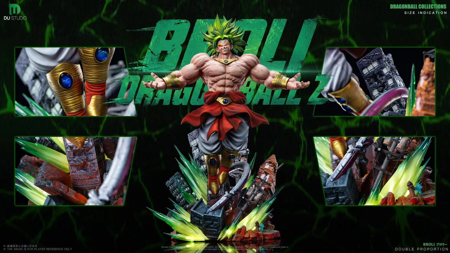 Preventa Resina Broly Super Saiyan Figura Dragon Ball 1/6 DU Estudio