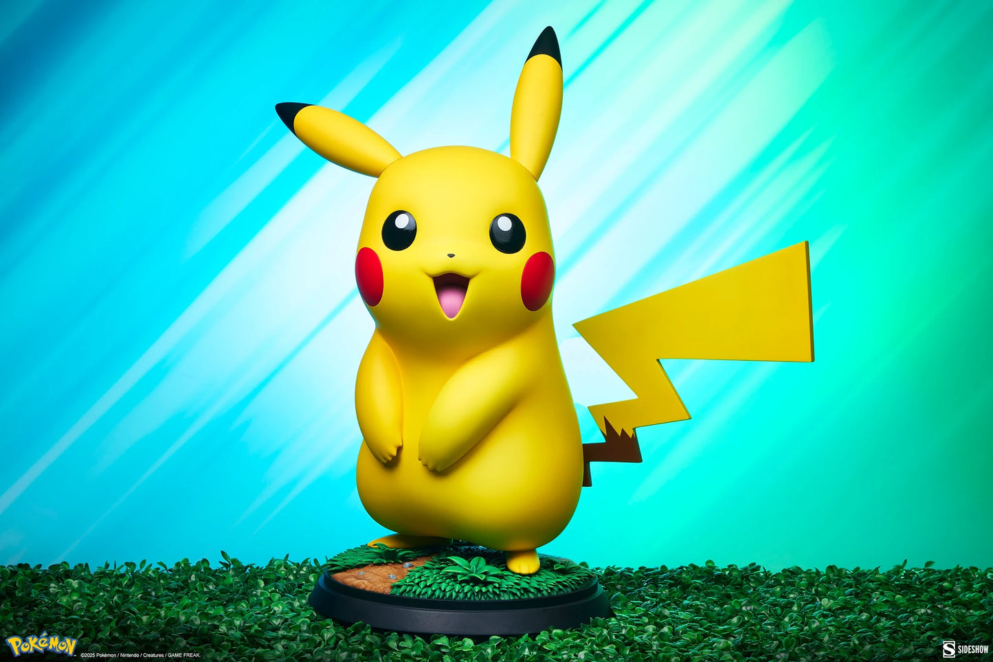 Preventa Resina Pikachu Figura Pokemón Sideshow Collectibles (Licencia) Estudio