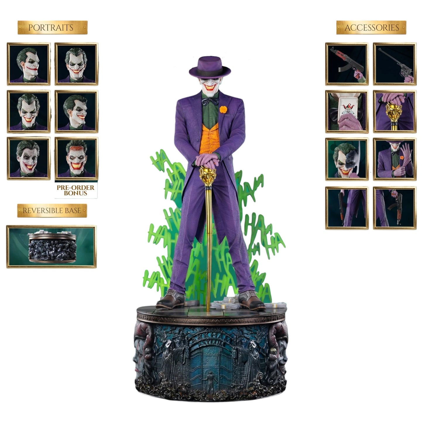 Preventa Resina Joker Figura DC Comics Legendary Beast (Licencia) Estudio