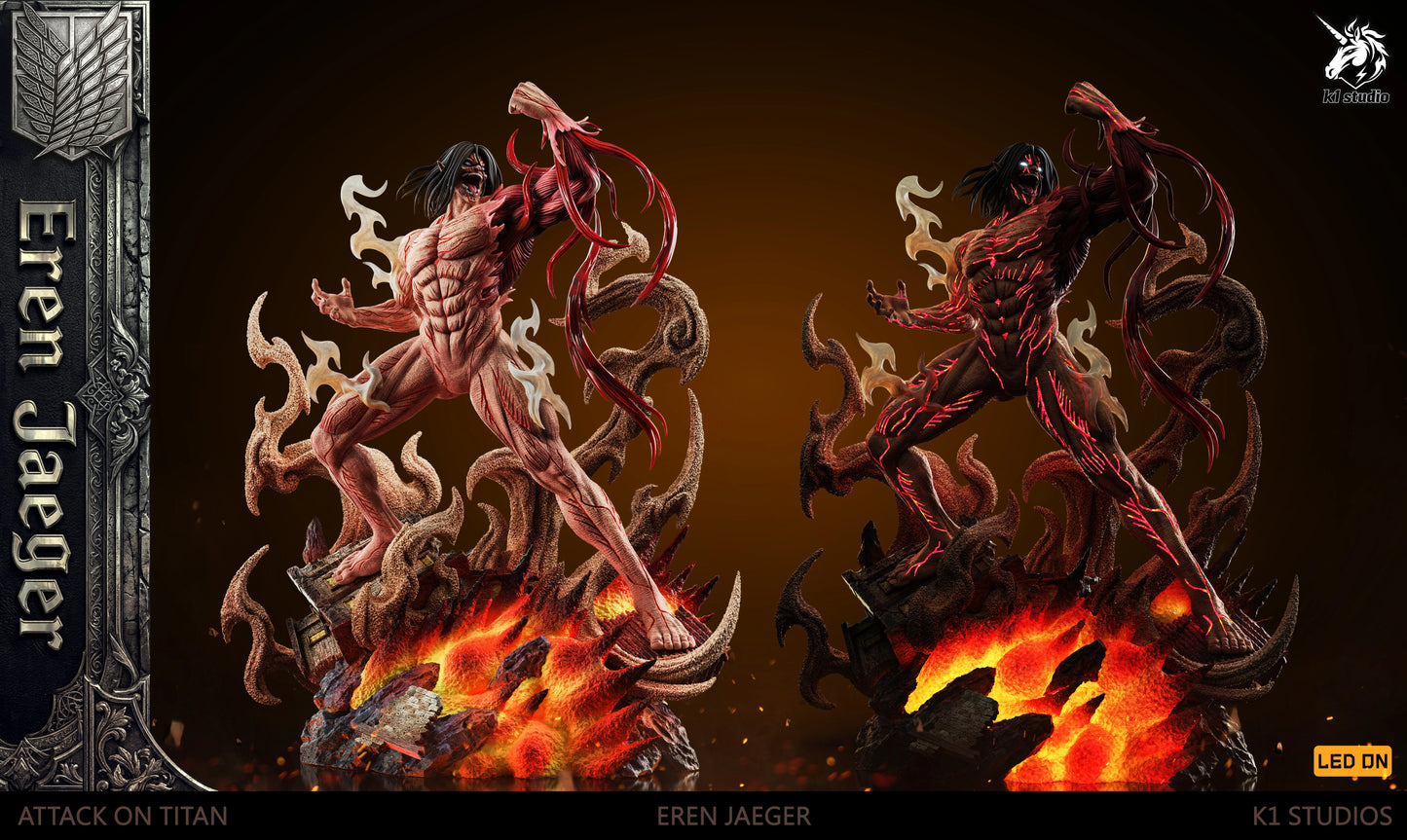 Preventa Resina Titan de Ataque Figura Attack On Titan K1 Estudio