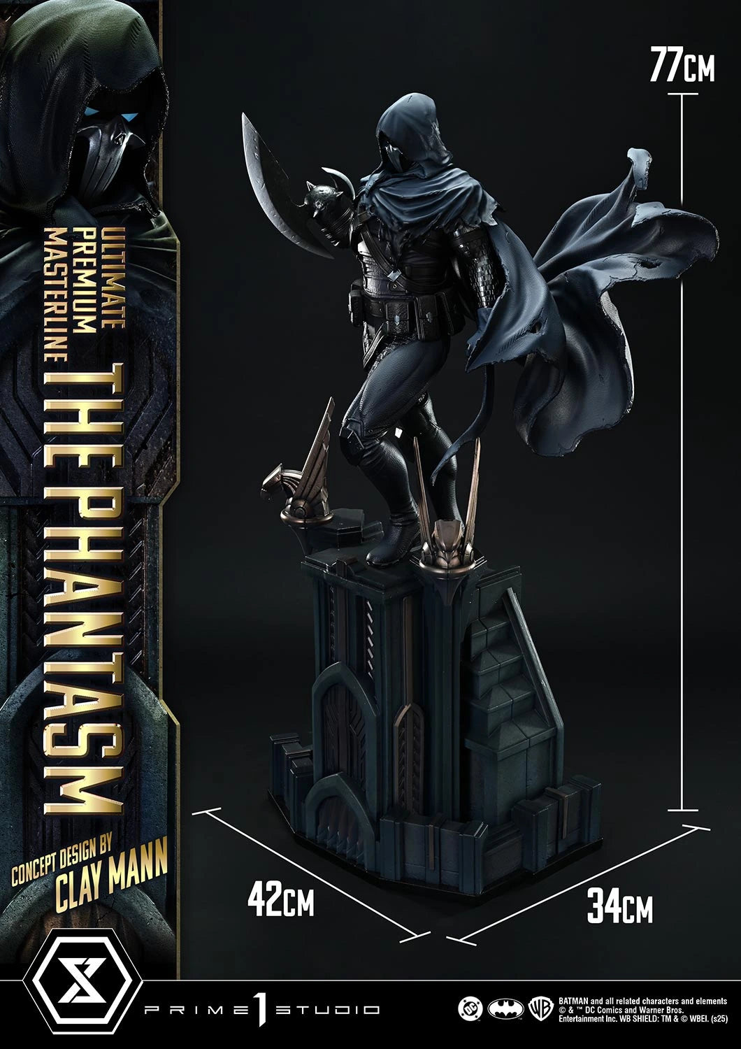 Preventa Resina The Phantasm  Figura Batman Comics Prime 1 (Licencia) Estudio