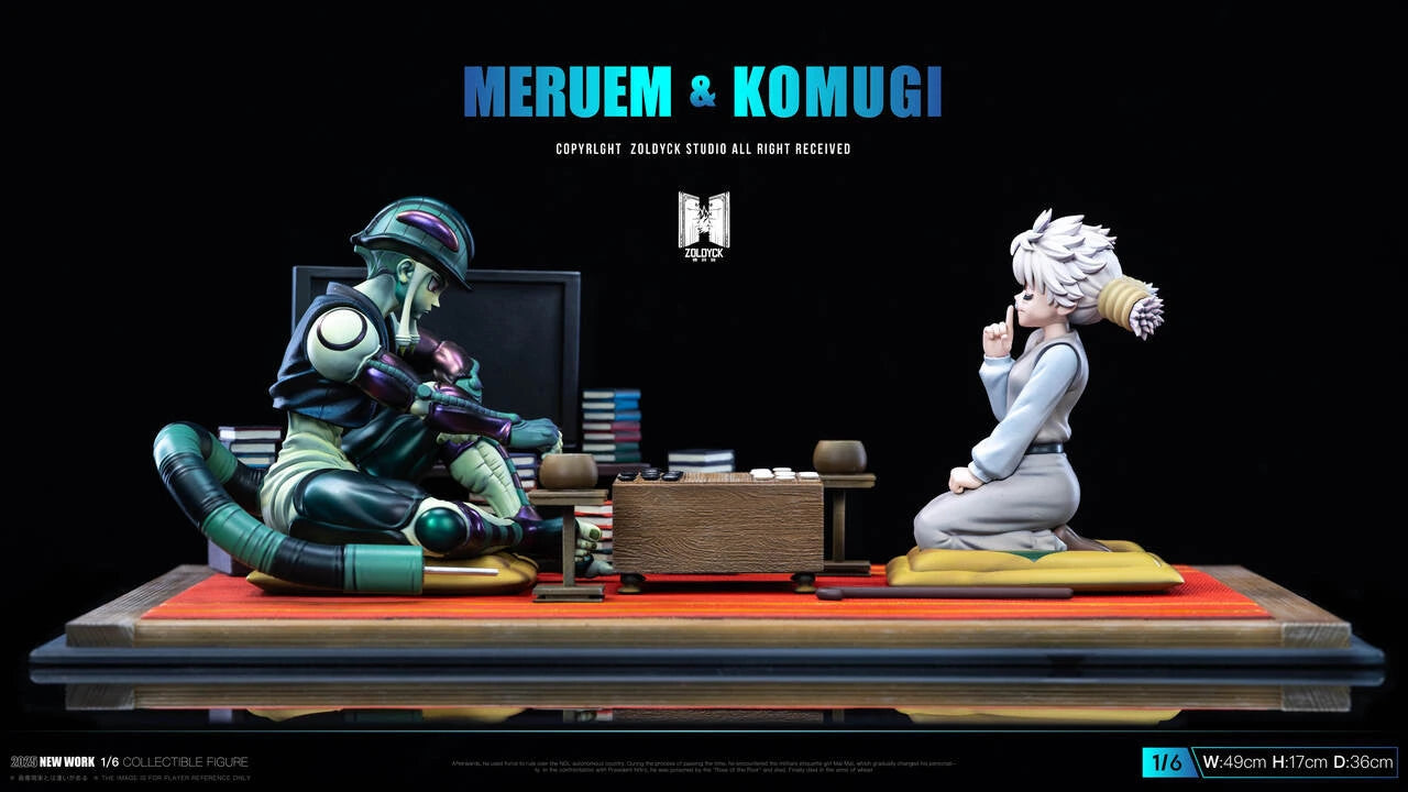 Preventa Resina Meruem & Komugi Figura Hunter x Hunter Zoldyck Estudio