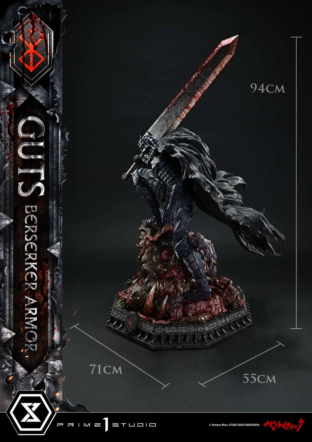 Preventa Resina Guts Figura Berserk Prime 1 (Licencia) Estudio