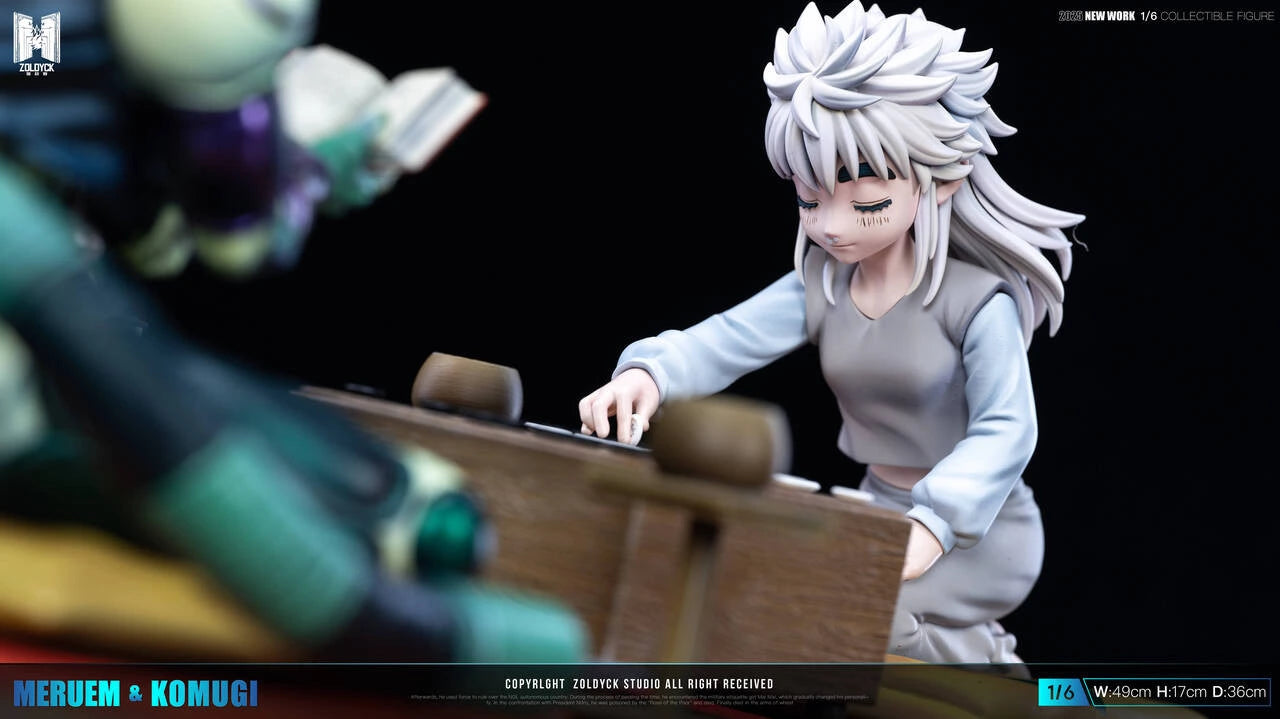 Preventa Resina Meruem & Komugi Figura Hunter x Hunter Zoldyck Estudio