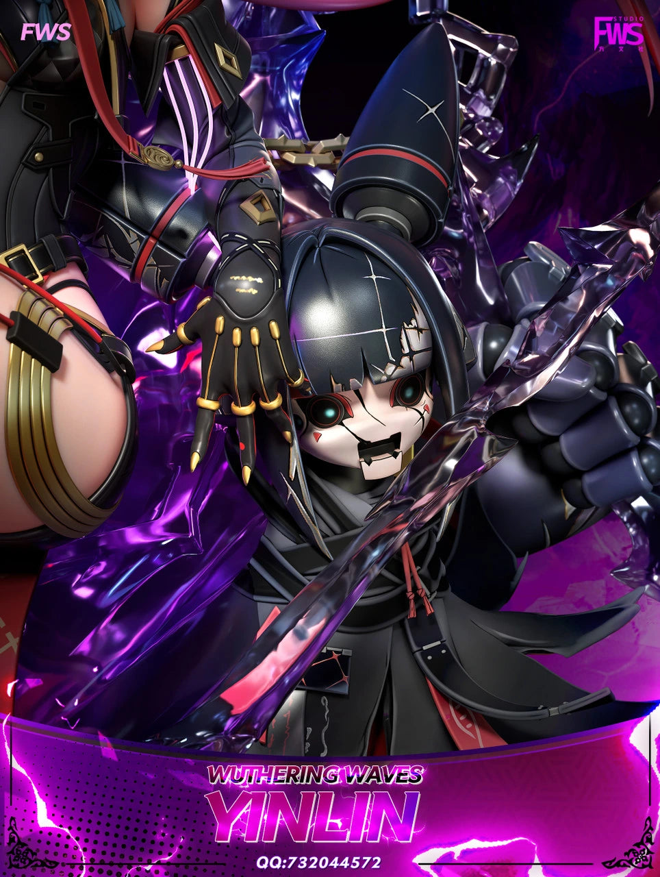 Preventa Resina YinLin Figura Wuthering Waves FWS  Estudio