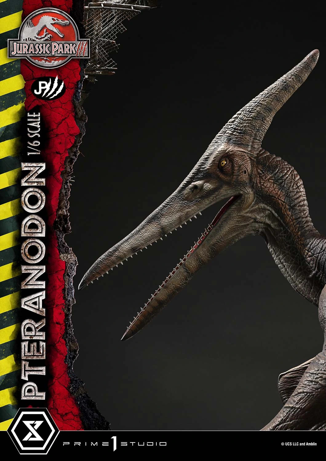 Preventa Resina Pteranodon Figura Jurassic Park III Prime 1 (Licencia) Estudio