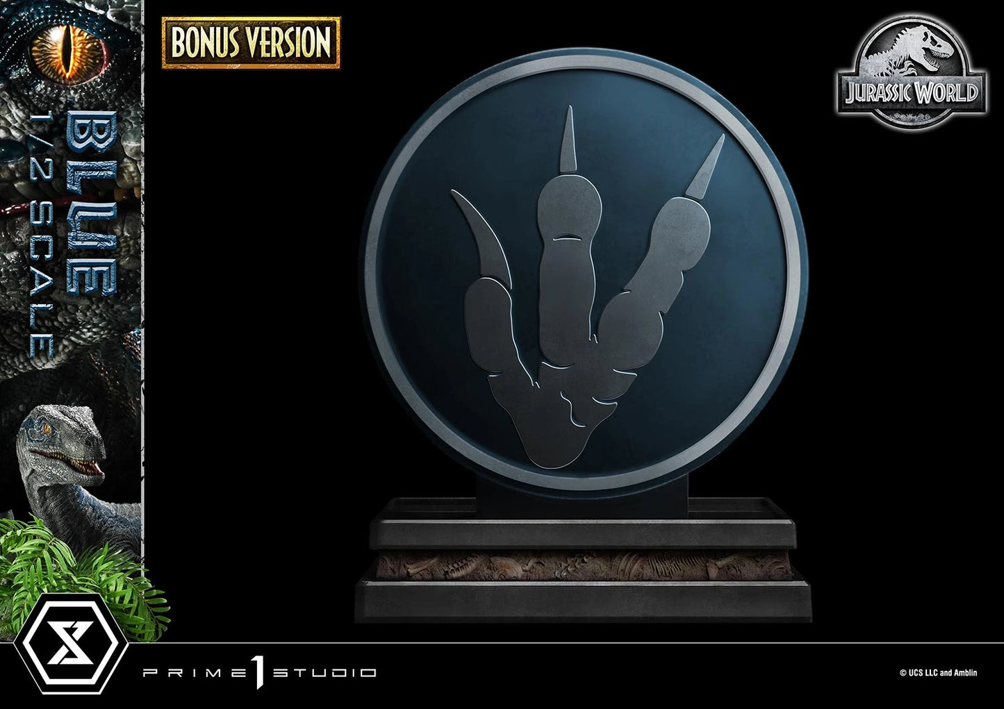 "Preventa Resina Blue Figura Jurassic World: el reino caído  Prime 1 (Licencia) Estudio"
