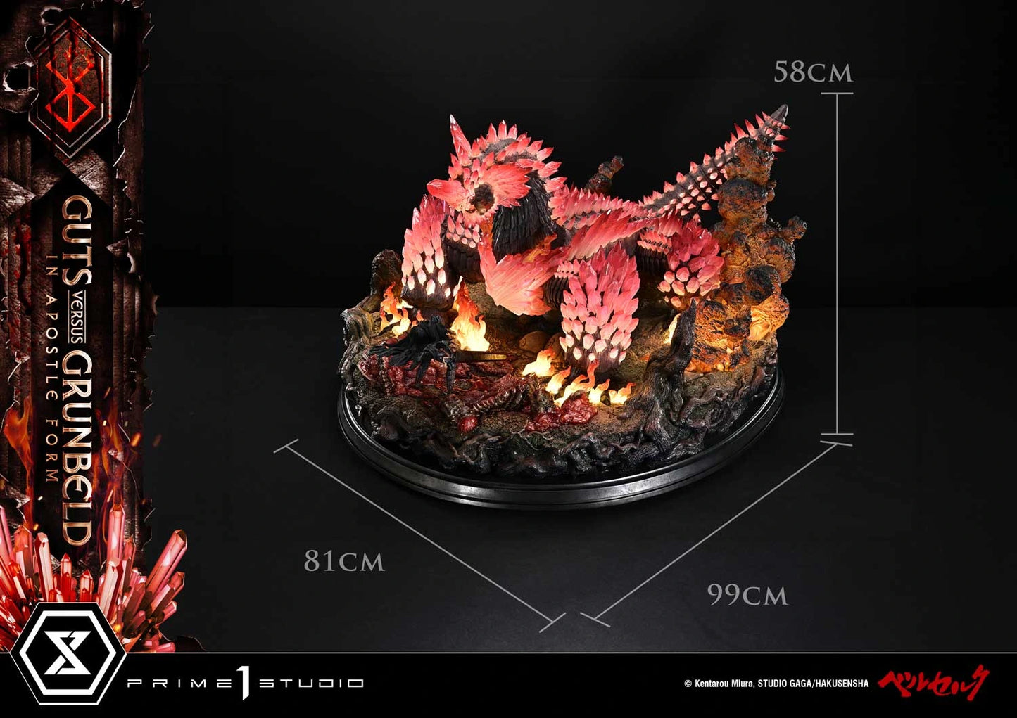 Preventa Resina Guts vs Grunbeld Figura Berserk Prime 1 (Licencia) Estudio