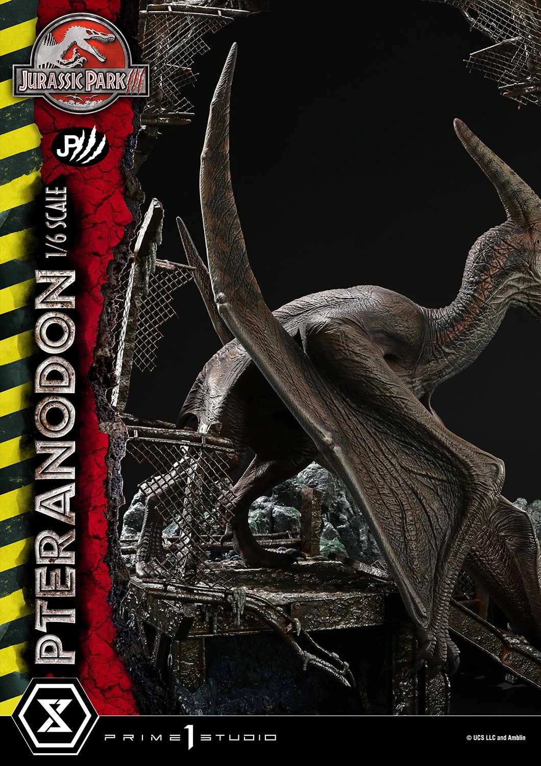 Preventa Resina Pteranodon Figura Jurassic Park III Prime 1 (Licencia) Estudio