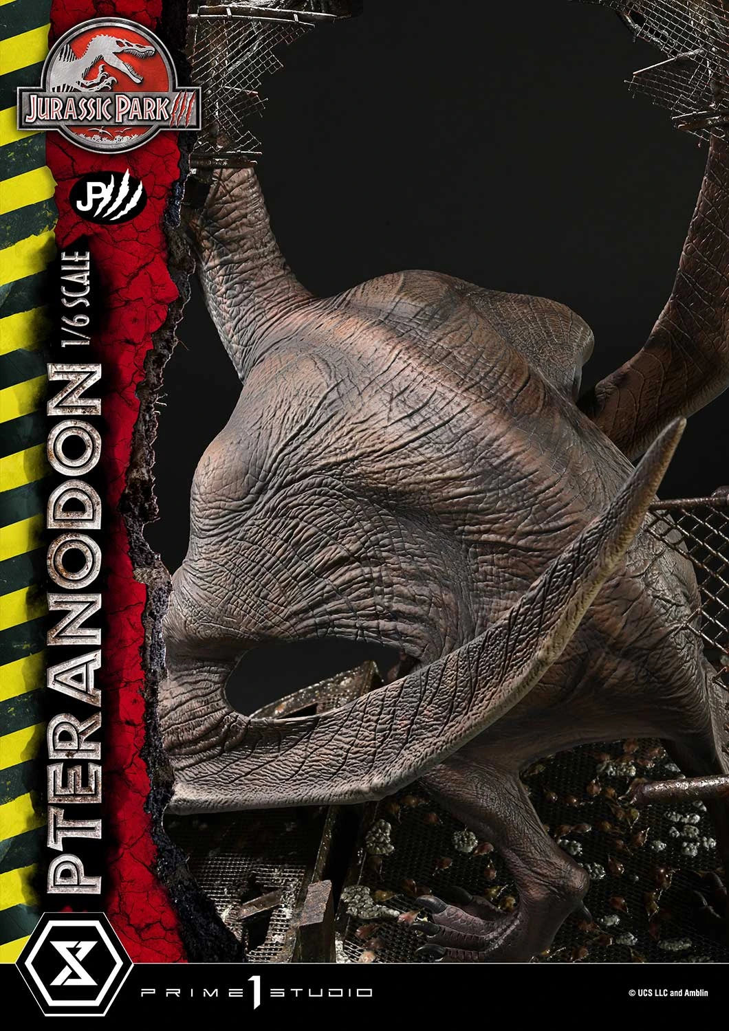 Preventa Resina Pteranodon Figura Jurassic Park III Prime 1 (Licencia) Estudio