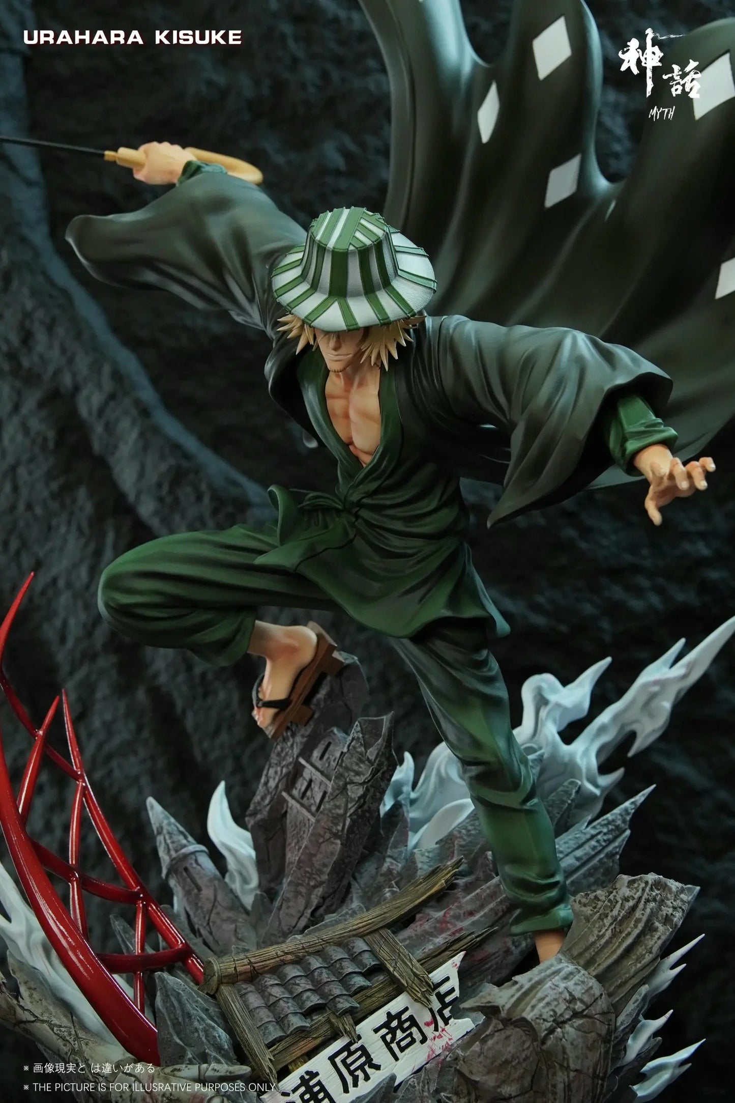 Preventa Resina Urajara Kisuke Figura Bleach Myth  Estudio