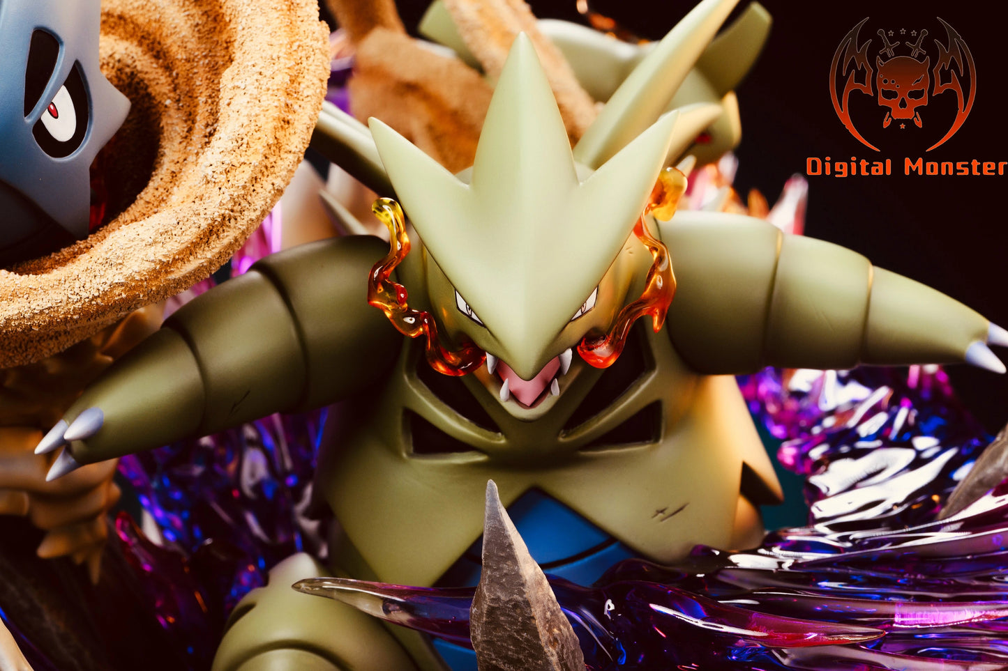 Preventa Resina Tyranitar Figura Pokémon Digital Monser Estudio