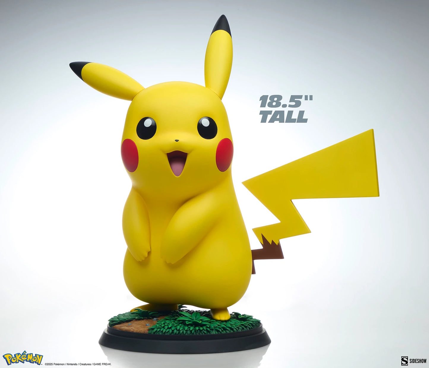 Preventa Resina Pikachu Figura Pokemón Sideshow Collectibles (Licencia) Estudio