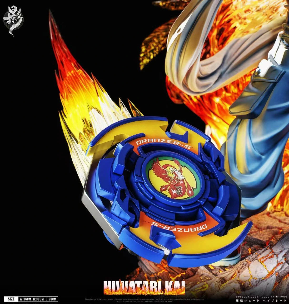 Preventa Resina Hiwatari Kai Figura Beyblade LueYing Estudio