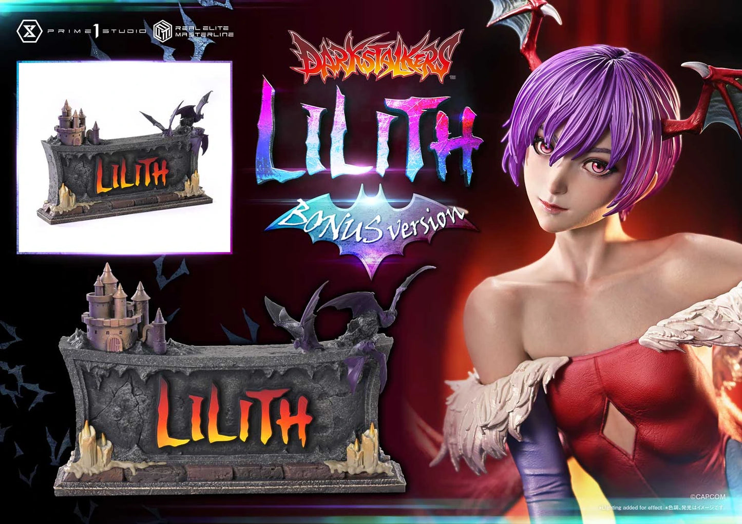 Preventa Resina Lilith  Figura Darkstalkers  Prime 1 (Licencia) Estudio