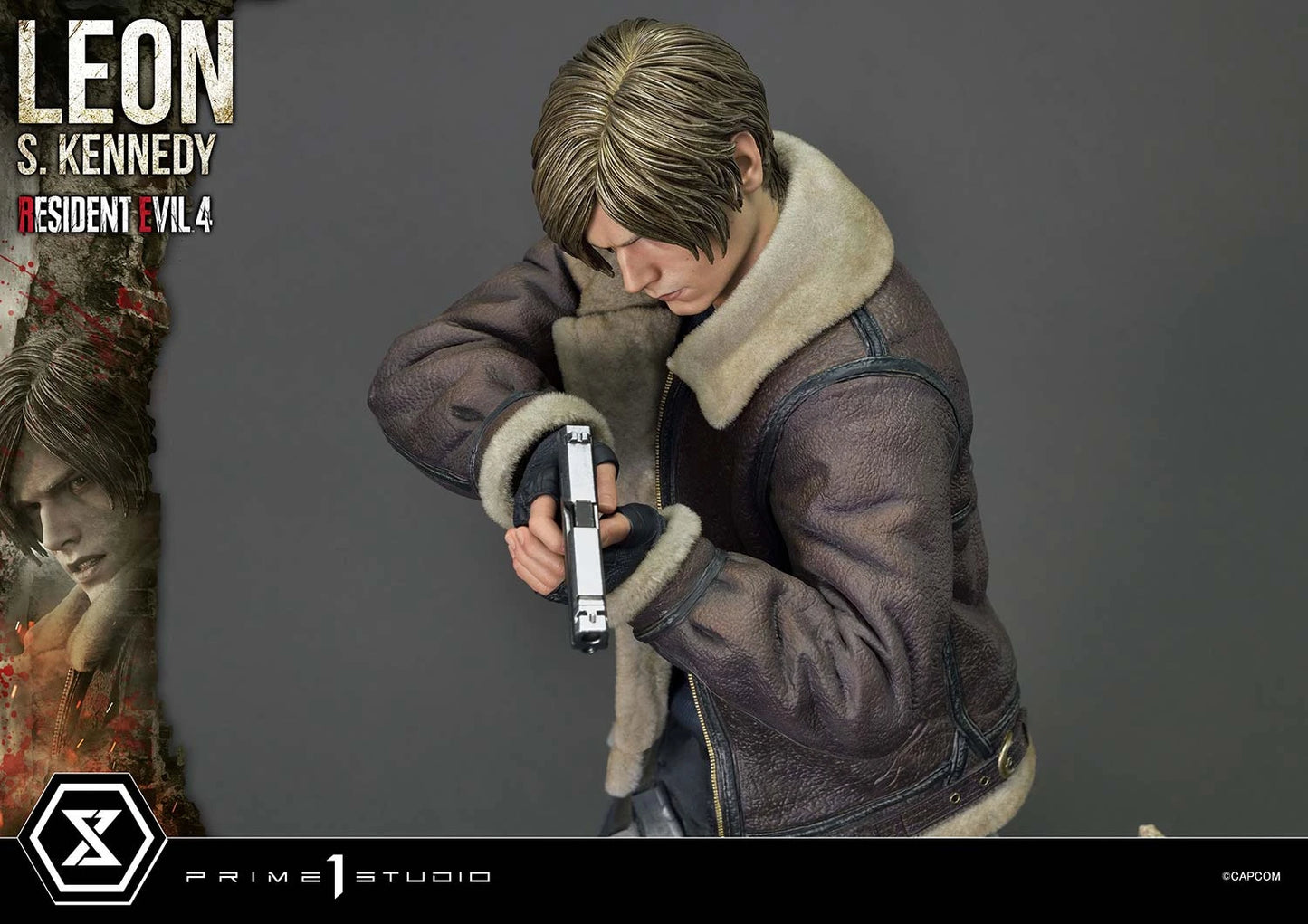 Preventa Resina Leon S. kennedy Figura Resident Evil 4 Prime 1 (Licencia) Estudio