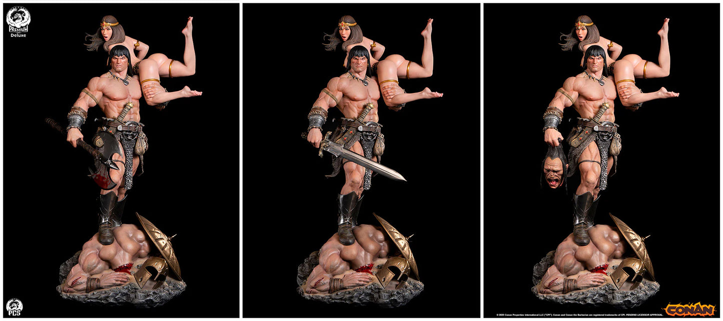 Preventa Resina Conan Figura Conan el Bárbaro PCS (Licencia) Estudio