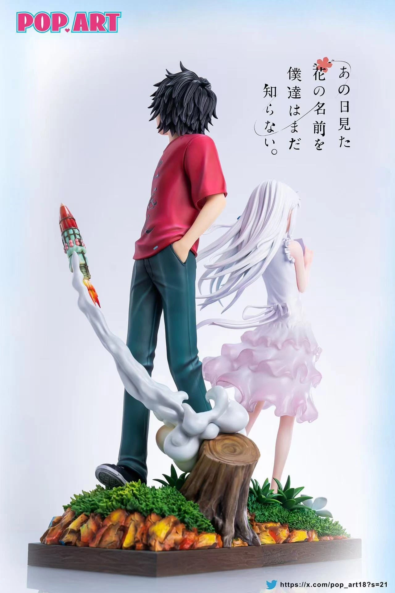 Preventa Resina MenMa & Jinta Figura Anohana: The Flower We Saw That Day  POP-ART  Estudio