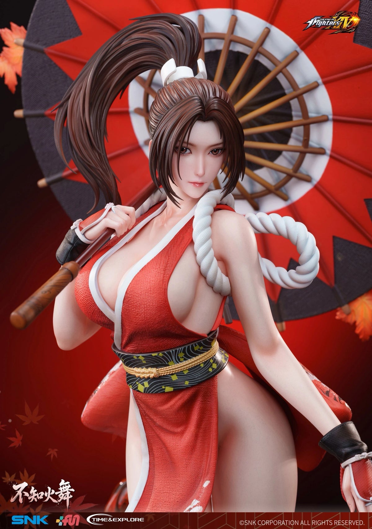 Preventa Resina Mai Shiranui Figura The King Of Fighters 1/4 TIME Explore Estudio (Licencia)