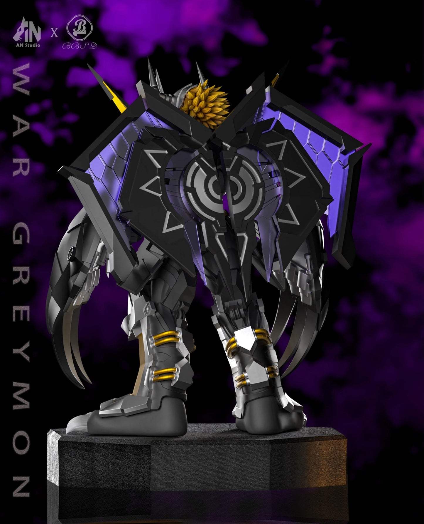 Preventa Resina War Greymon Figura Digimon Adventure AN & BBSD  Estudio