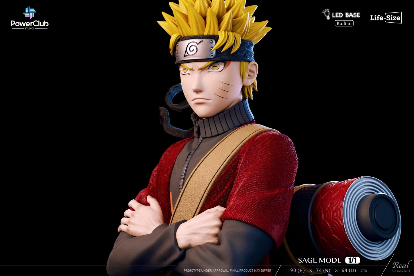 Preventa Resina Uzumaki Naruto Figura Naruto PowerClub & RCS  Estudio