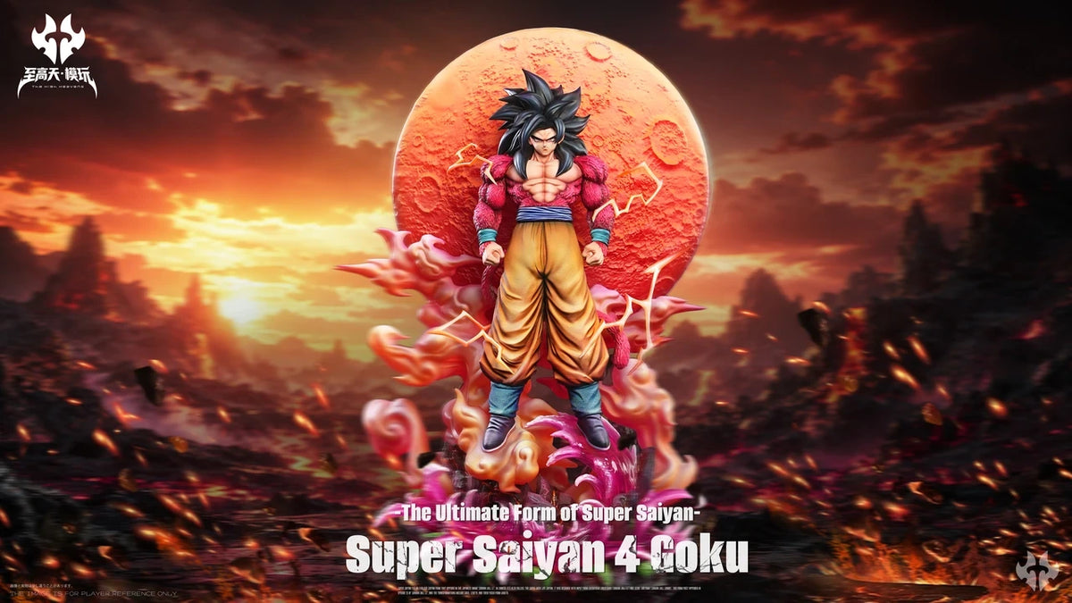 Preventa Resina Goku SSJ4 Figura Dragon Ball 1/6, 1/4 The High Heavens Estudio