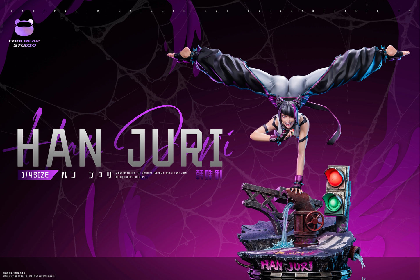 Preventa Resina Han Juri Figura  Street Fighter Coolbear  Estudio