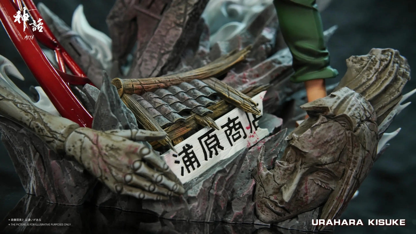 Preventa Resina Urajara Kisuke Figura Bleach Myth  Estudio