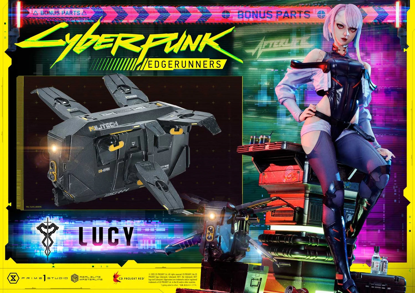 Preventa Resina Lucy Deluxe Figura Cyberpunk: Edgerunners Prime 1 (Licencia)  Estudio