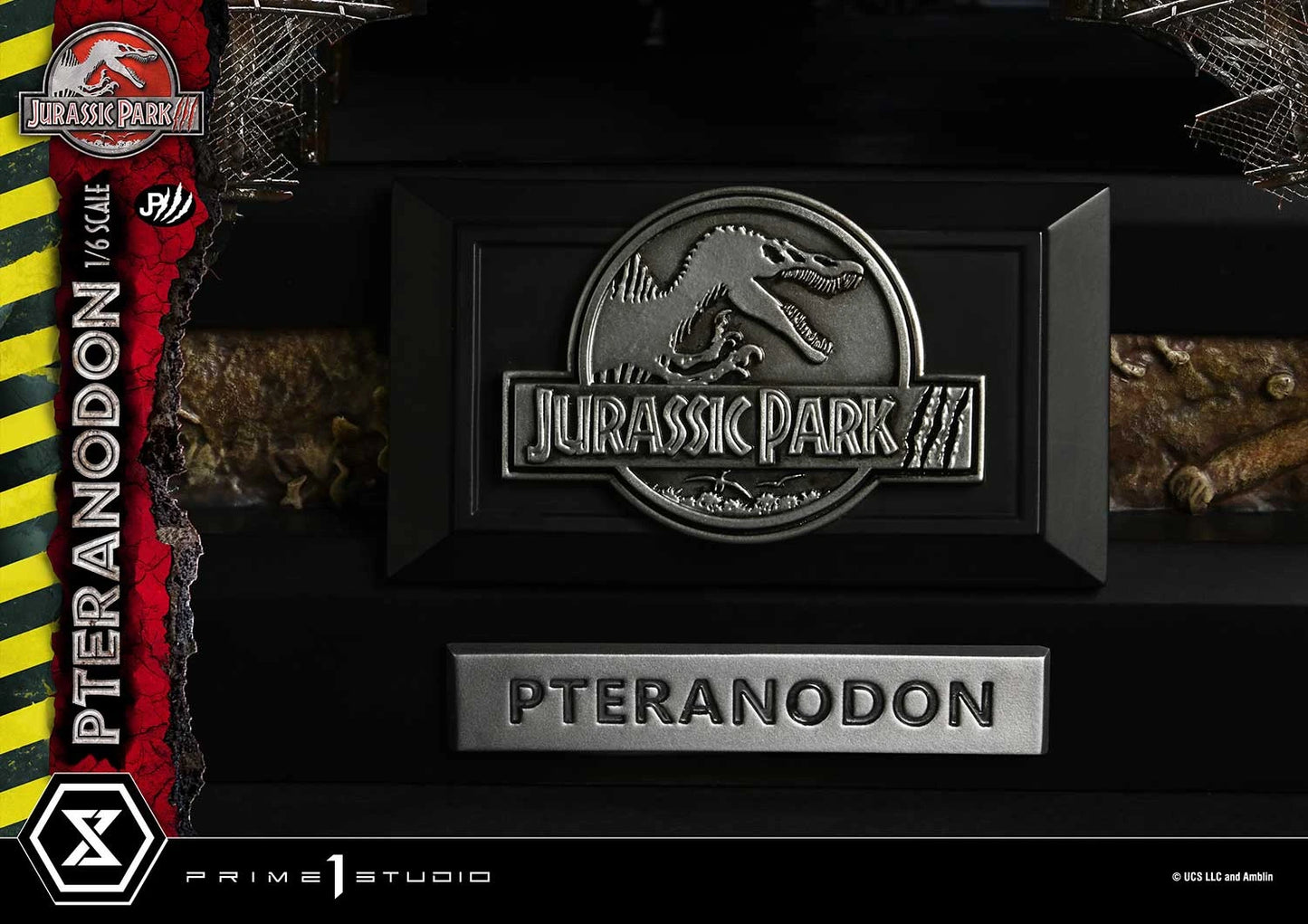 Preventa Resina Pteranodon Figura Jurassic Park III Prime 1 (Licencia) Estudio
