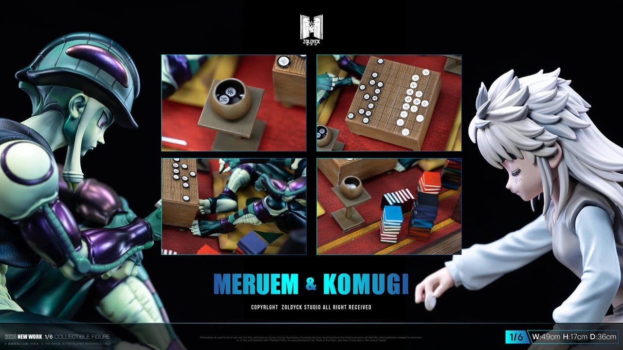 Preventa Resina Meruem & Komugi Figura Hunter x Hunter Zoldyck Estudio