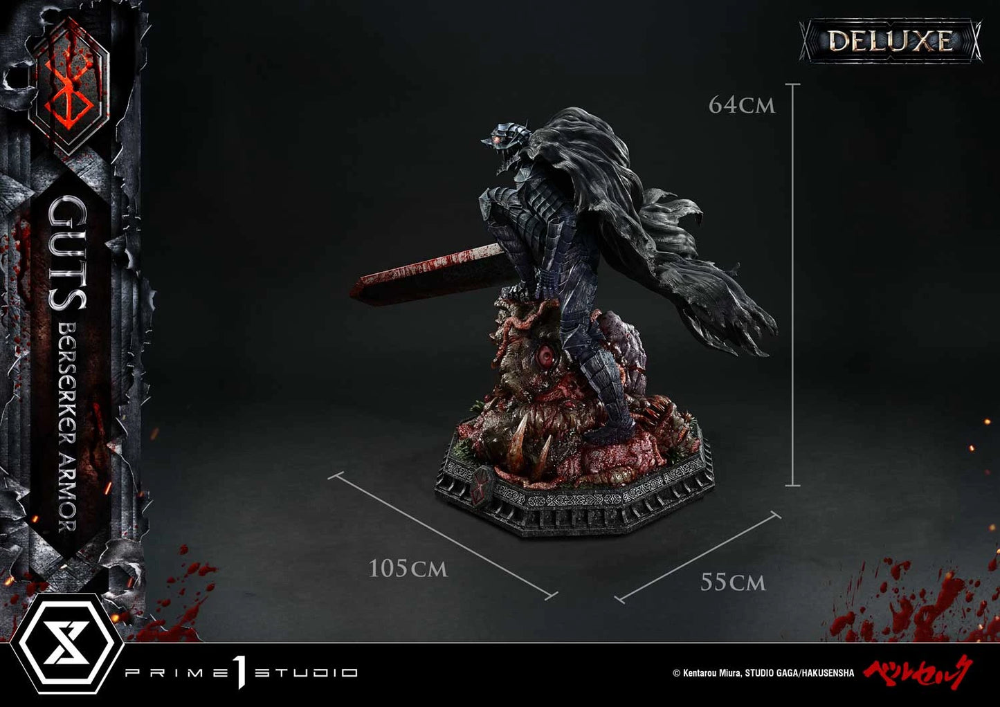 Preventa Resina Guts Figura Berserk Prime 1 (Licencia) Estudio