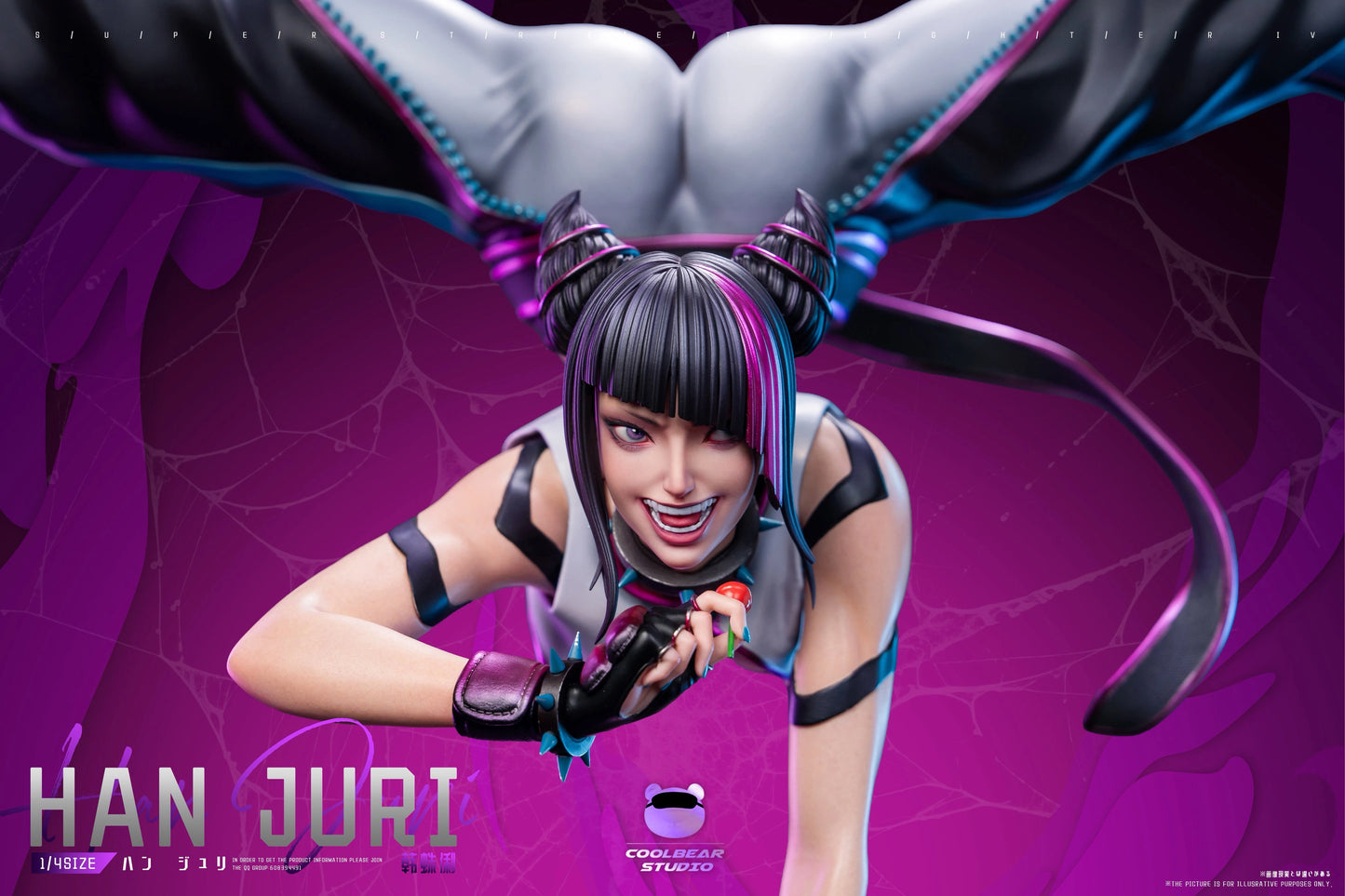 Preventa Resina Han Juri Figura  Street Fighter Coolbear  Estudio