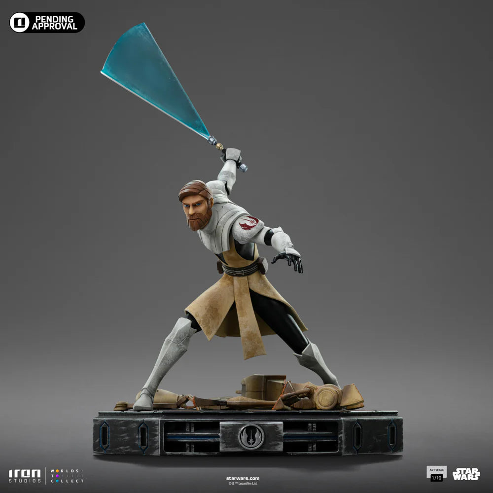 Preventa Resina Obi-Wan Kenobi Figura Star Wars: La guerra de los clones  Iron (Licencia) Estudio