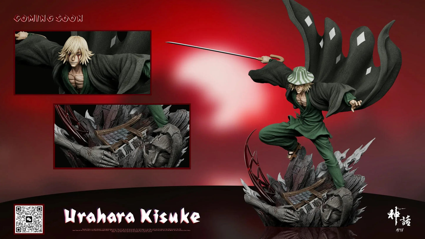 Preventa Resina Urajara Kisuke Figura Bleach Myth  Estudio