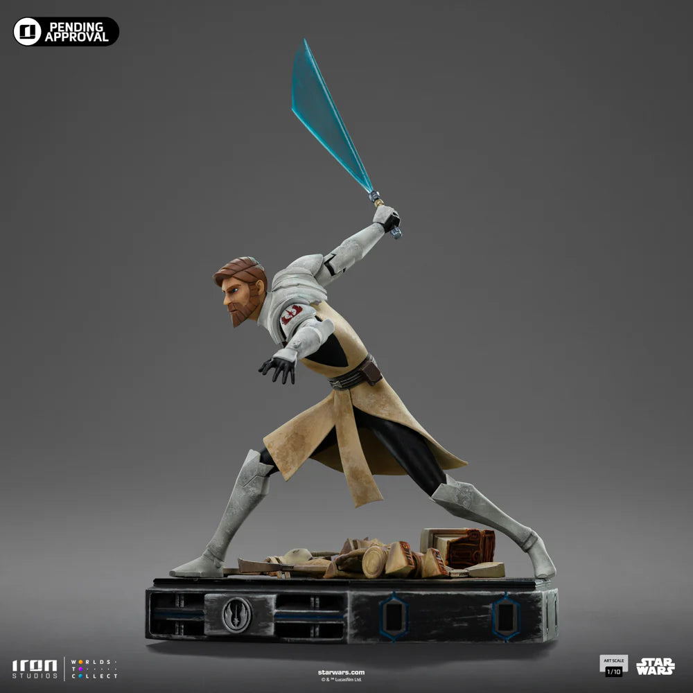 Preventa Resina Obi-Wan Kenobi Figura Star Wars: La guerra de los clones  Iron (Licencia) Estudio